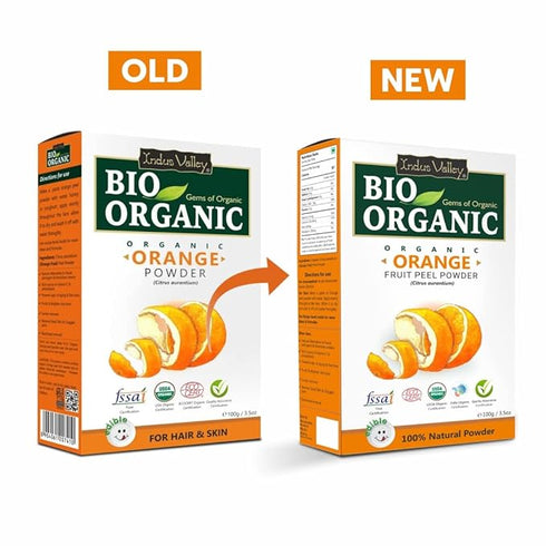 Indus Valley Bio Organic Orange Peel Powder